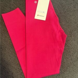 lululemon athletica Pink Leggings GLOW UP HIGH RISE TIGHT 25”